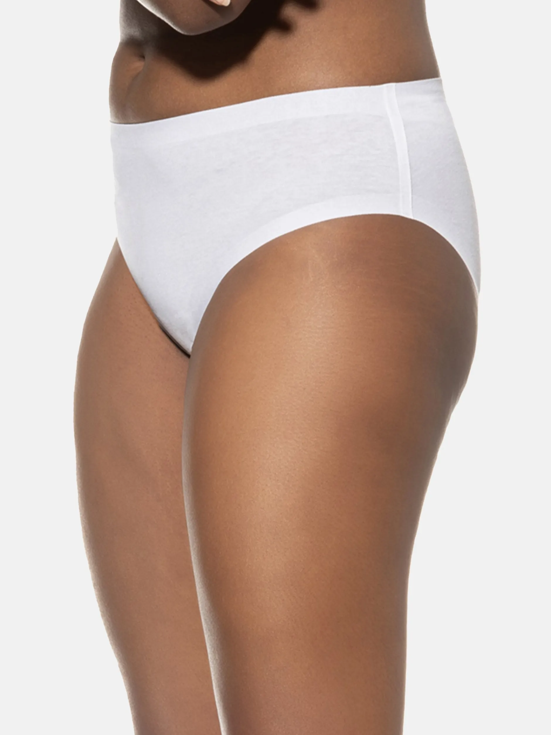 Mey Damen American-Pants - 2er Pack Natural Second Me in weiß
