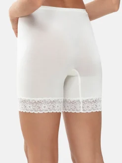 Mey Damen Langbein Schlüpfer - Lights in beige weiß