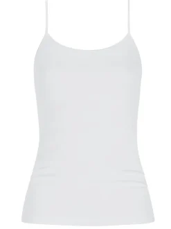 Mey Damen Spaghetti Top - Emotion in weiß