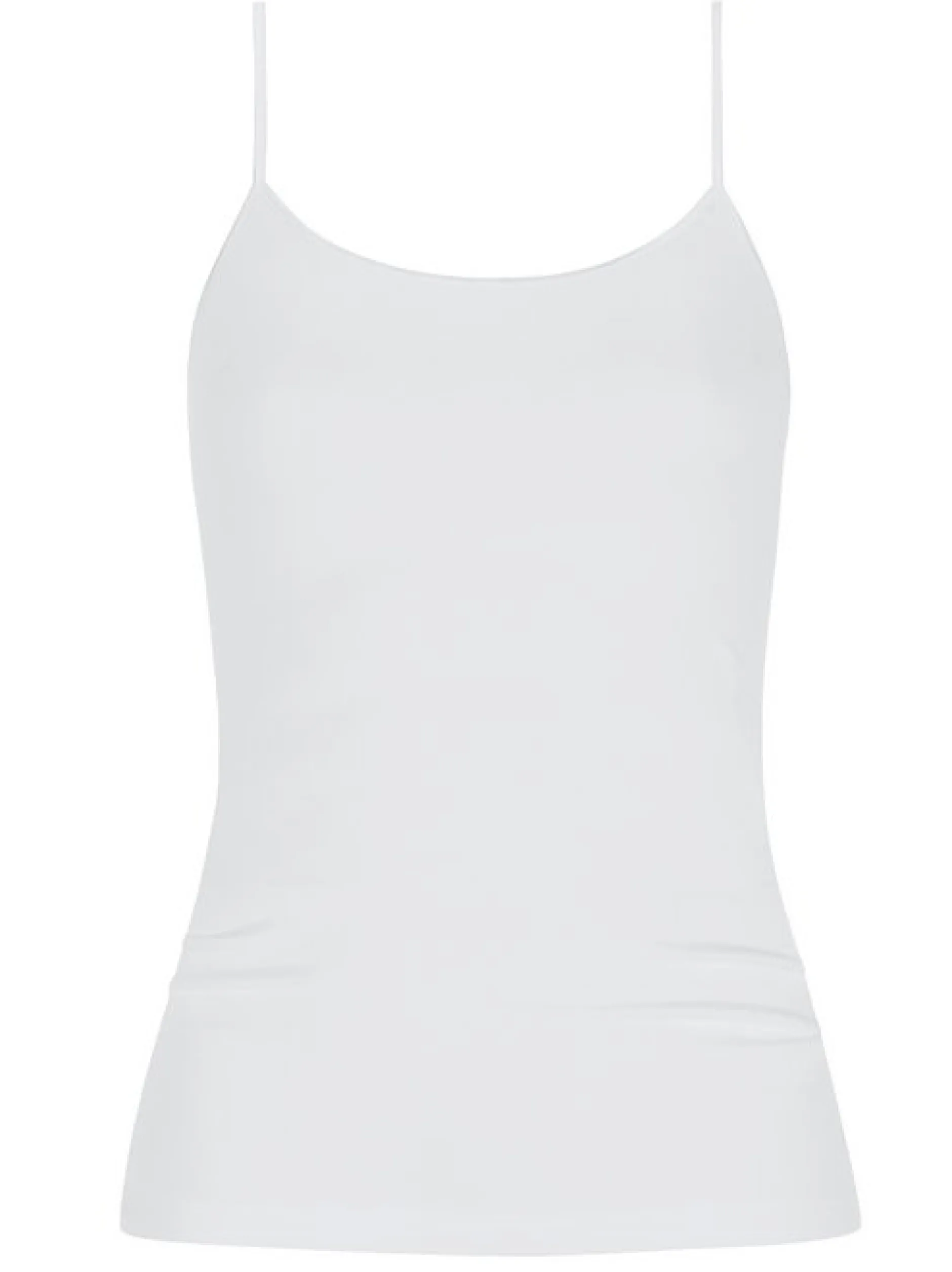 Mey Damen Spaghetti Top - Emotion in weiß