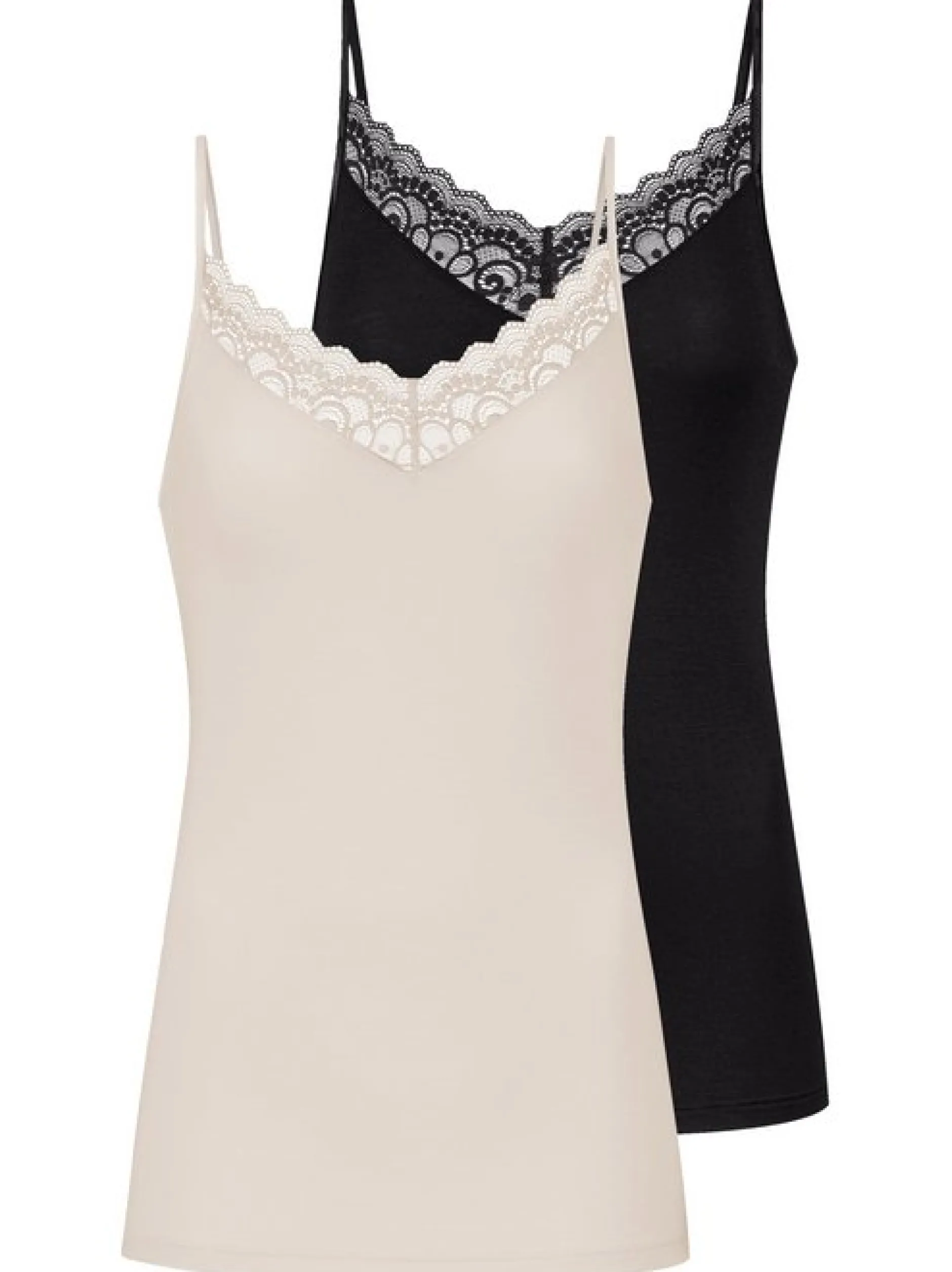 Mey Damen Spaghetti Top - 2er Pack Amour in mehrfarbig