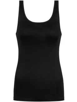 Mey Damen Unterhemd - 2er Pack Pure Sense in schwarz