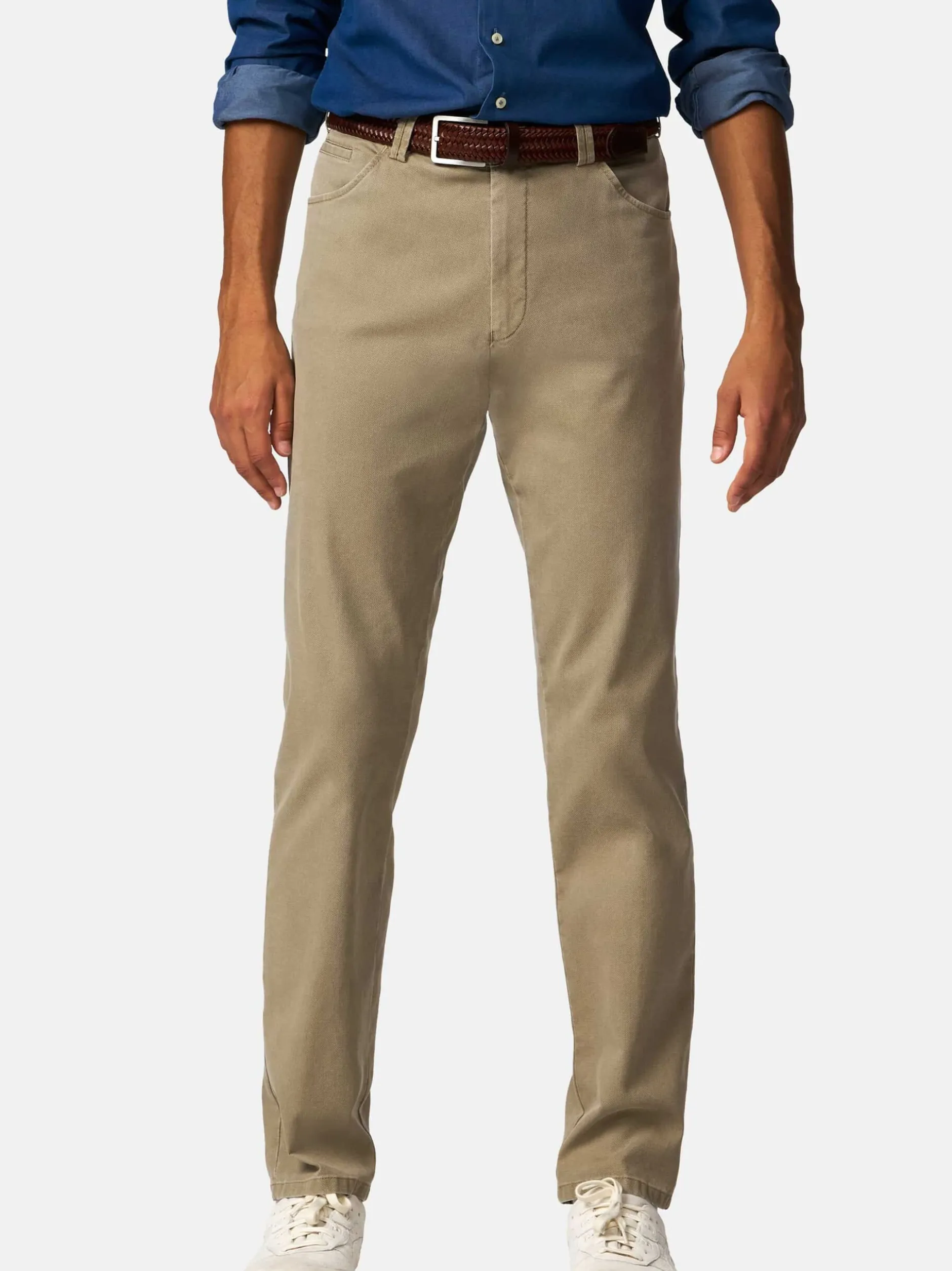 MEYER Herren Chino - Dublin 9-3009 in grau