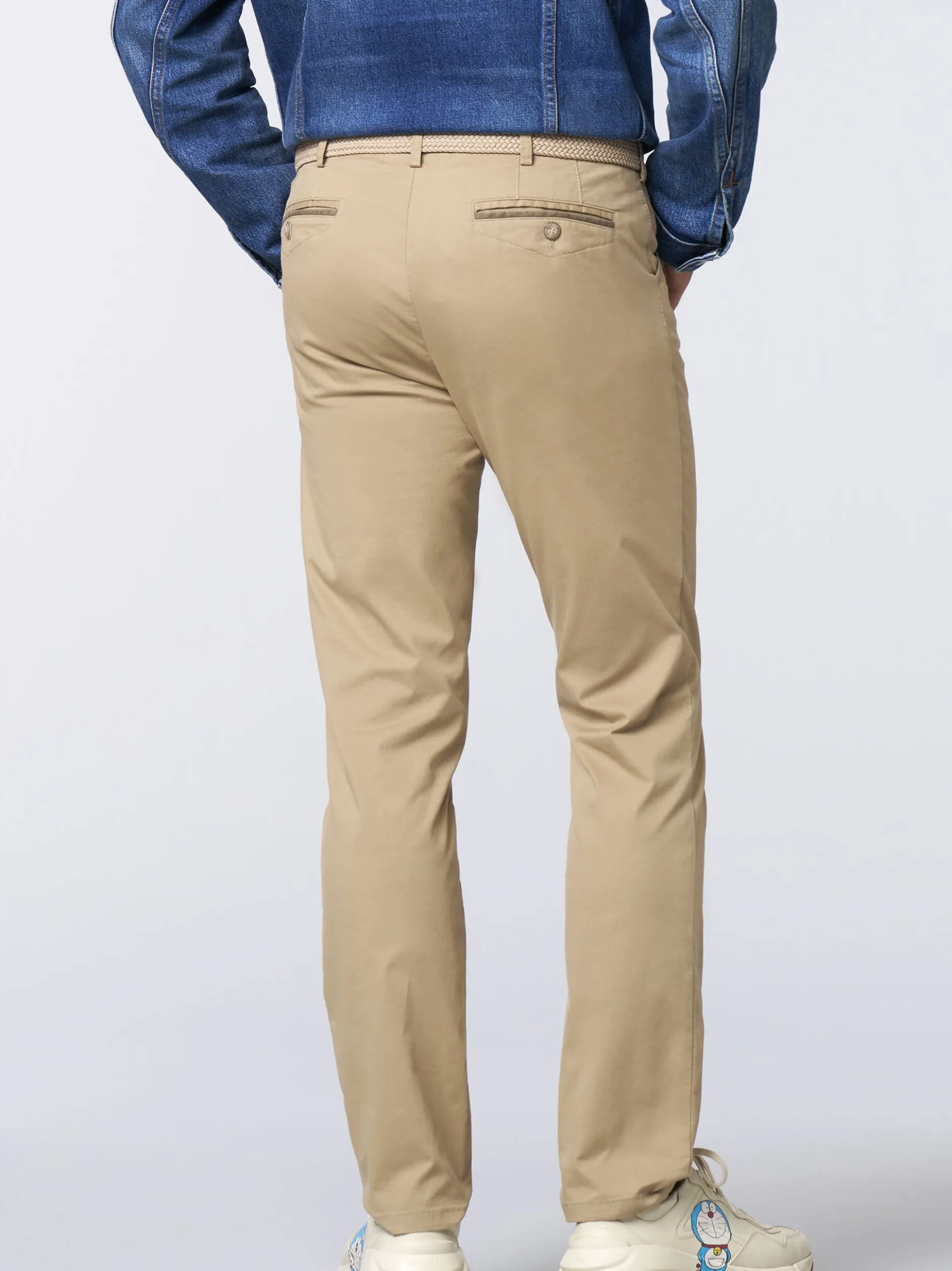 MEYER Herren Chinohose - Chicago in beige - Länge: lang