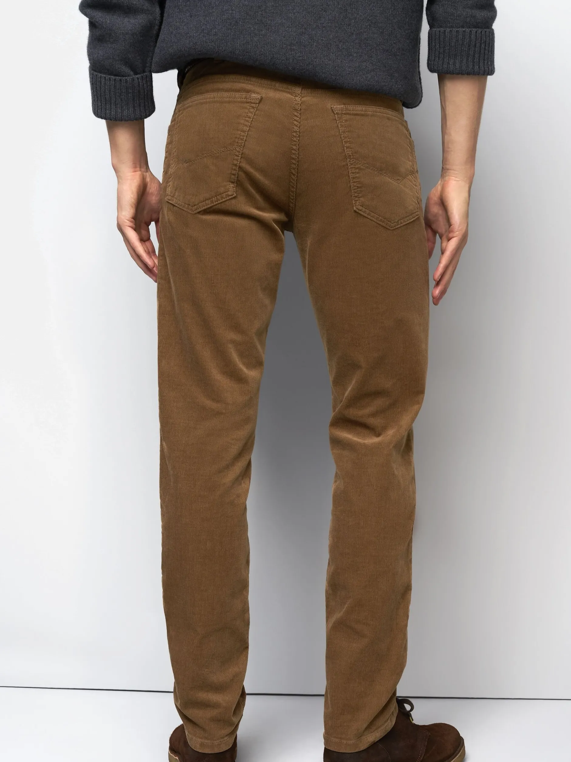 MEYER Herren Chinohose - M5 Five Pocket in camel