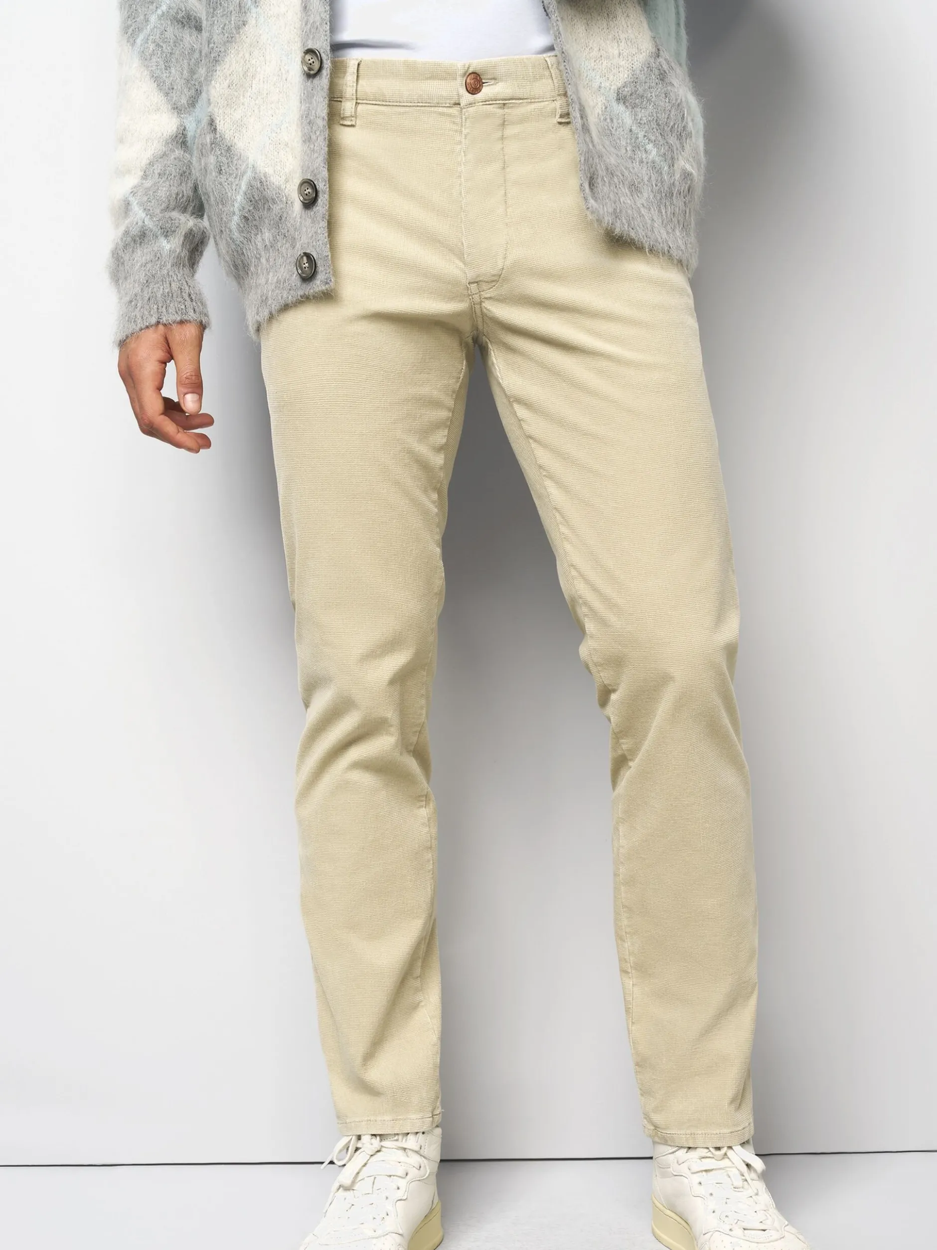 MEYER Herren Chinohose - M5 Move 2-6598 in beige