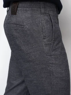 MEYER Herren Chinohose - M5 Move in blau - Länge: lang