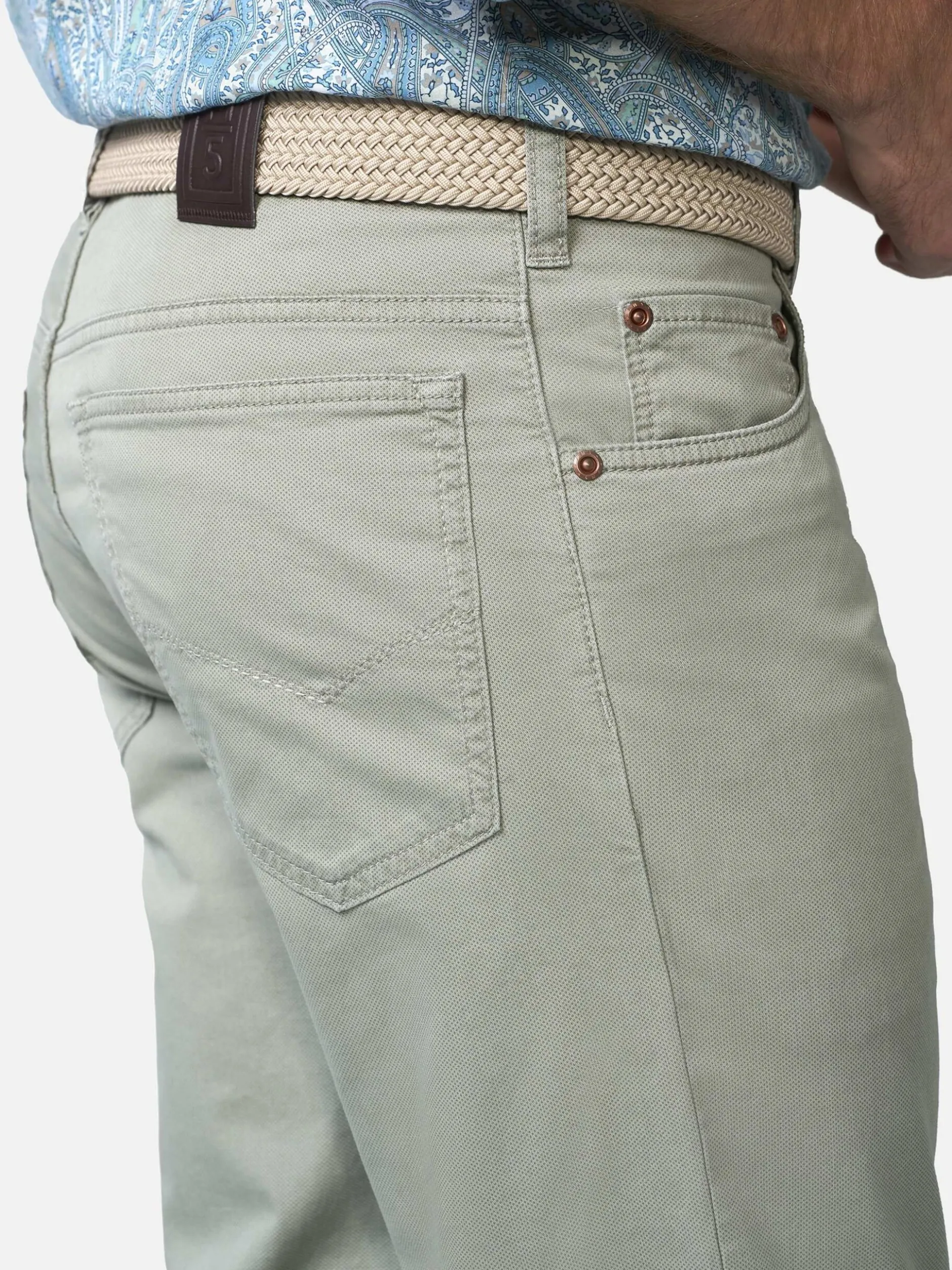 MEYER Herren Hose - M5 Five 1-6075 in lind - Länge: lang
