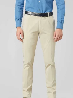 MEYER Herren Hose - Oslo in beige - Länge: lang