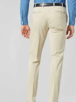 MEYER Herren Hose - Oslo in beige - Länge: lang