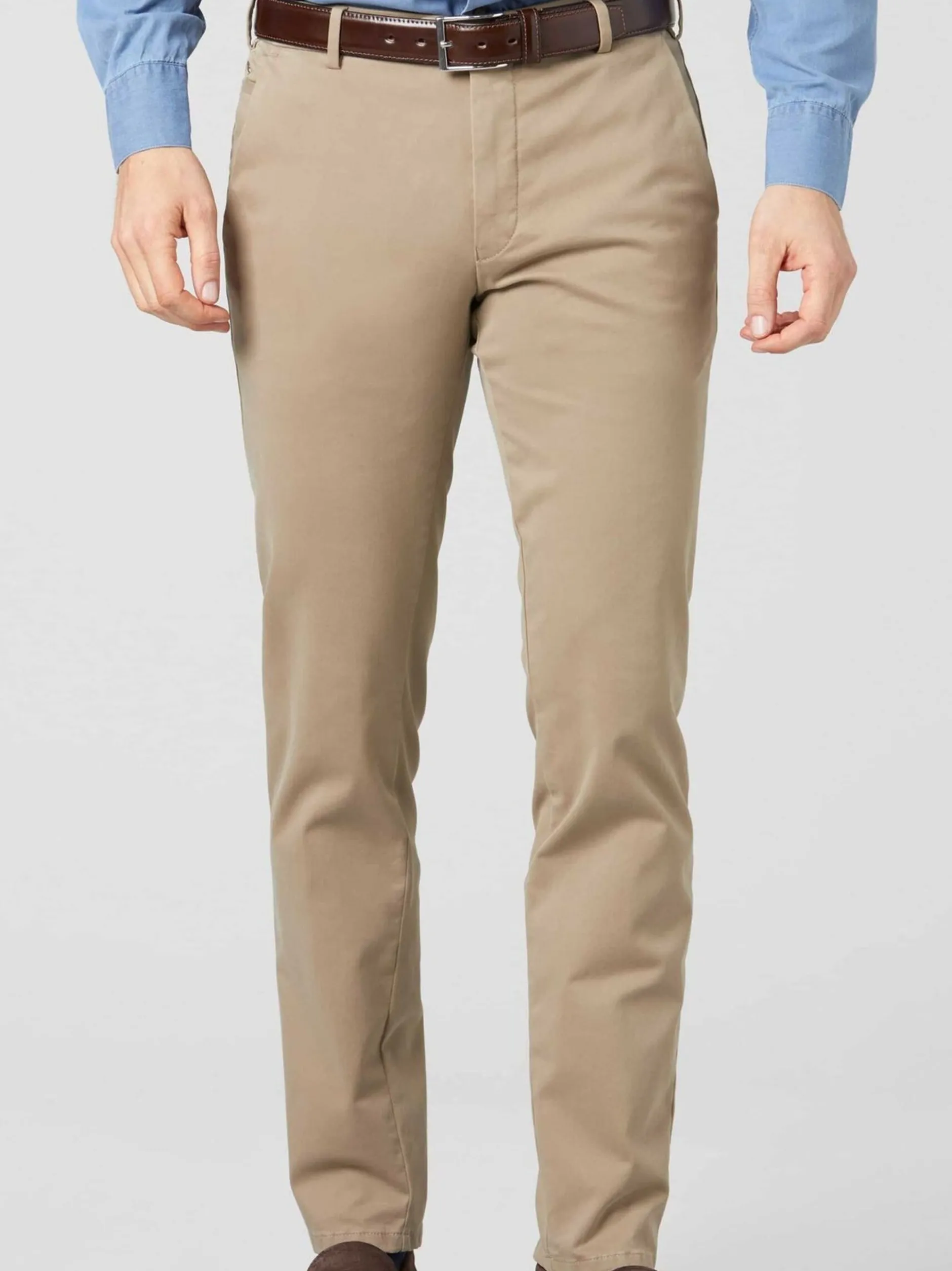 MEYER Herren Hose - Tokyo in beige - Länge: lang