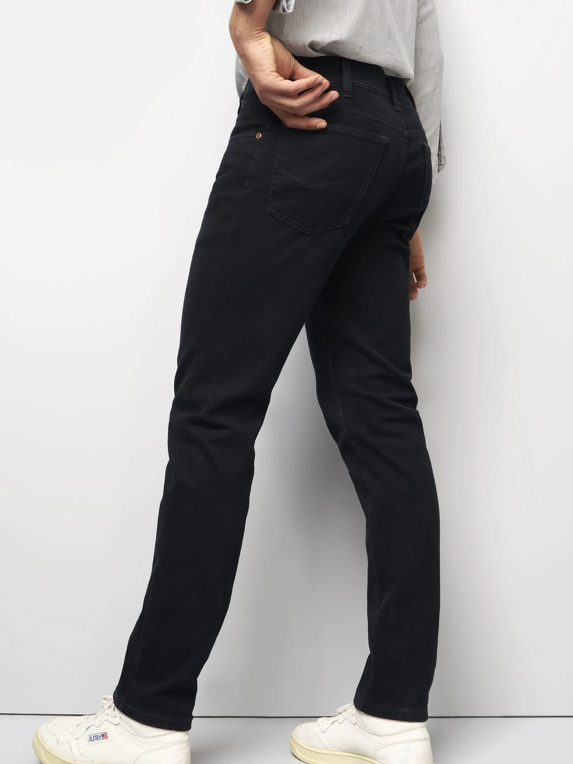 MEYER Herren Jeanshose - M5 Five Pocket in schwarz