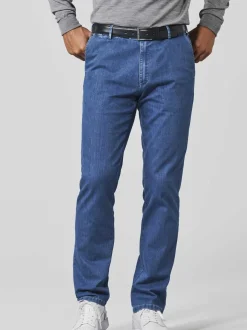 MEYER Herren Jeanshose - Oslo in hellblau - Länge: lang