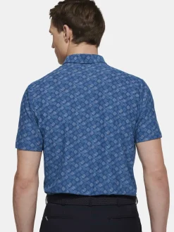 MEYER Herren Polo - Phil in blau - Ärmel: kurzarm
