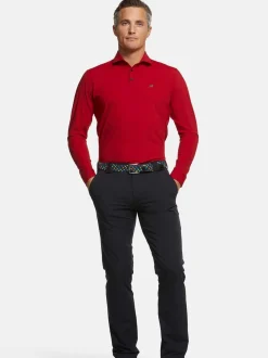 MEYER Herren Poloshirt - Bryson in bordeaux
