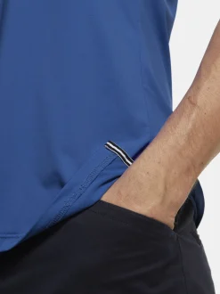 MEYER Herren Poloshirt - Tiger in blau - Ärmel: kurzarm