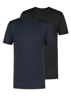 Mey Herren Unterziehshirt im 2er-Pack in marine