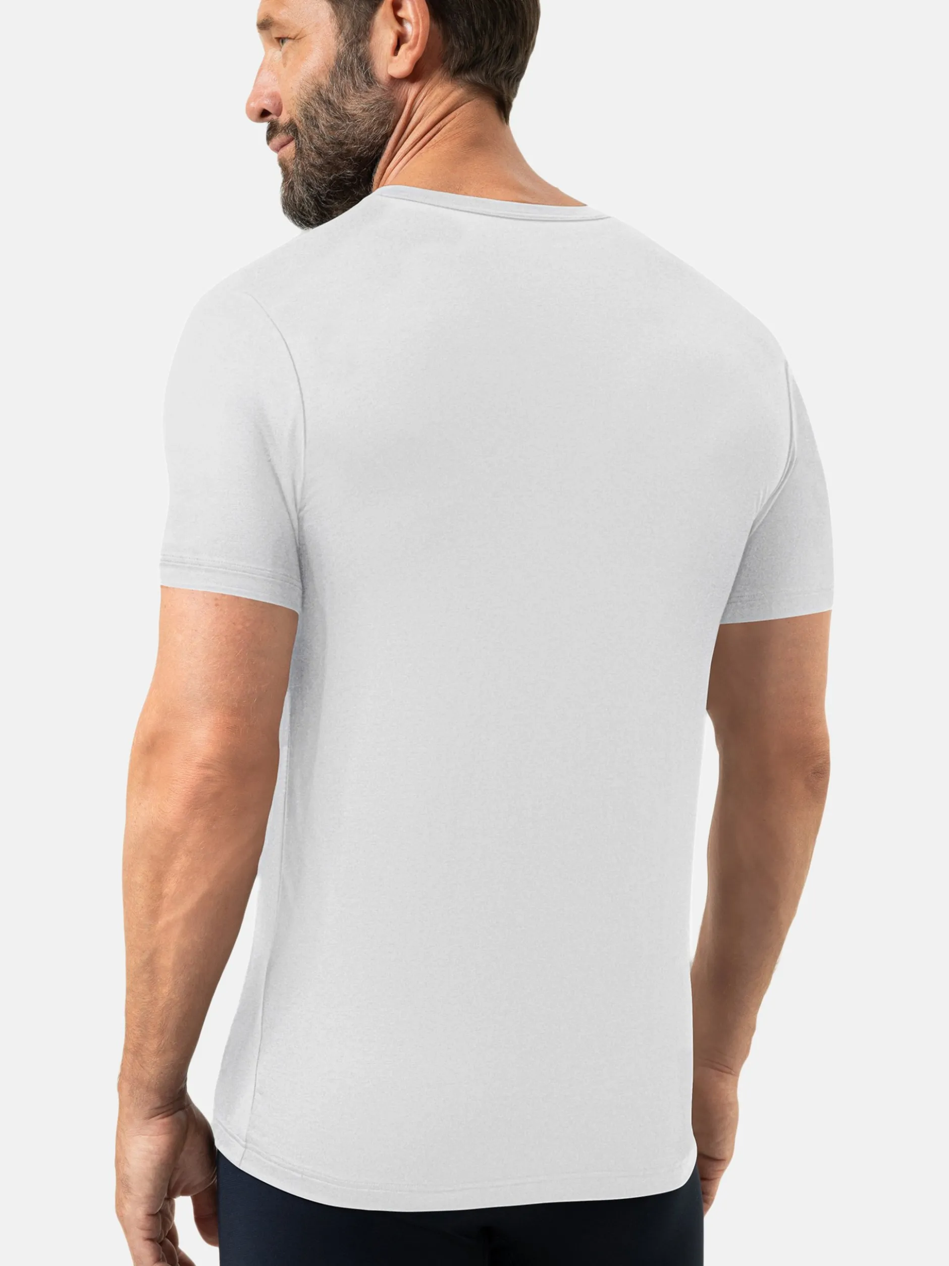 Mey Herren Unterziehshirt im 2er-Pack in mehrfarbig