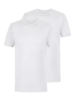 Mey Herren Unterziehshirt im 2er-Pack in weiß