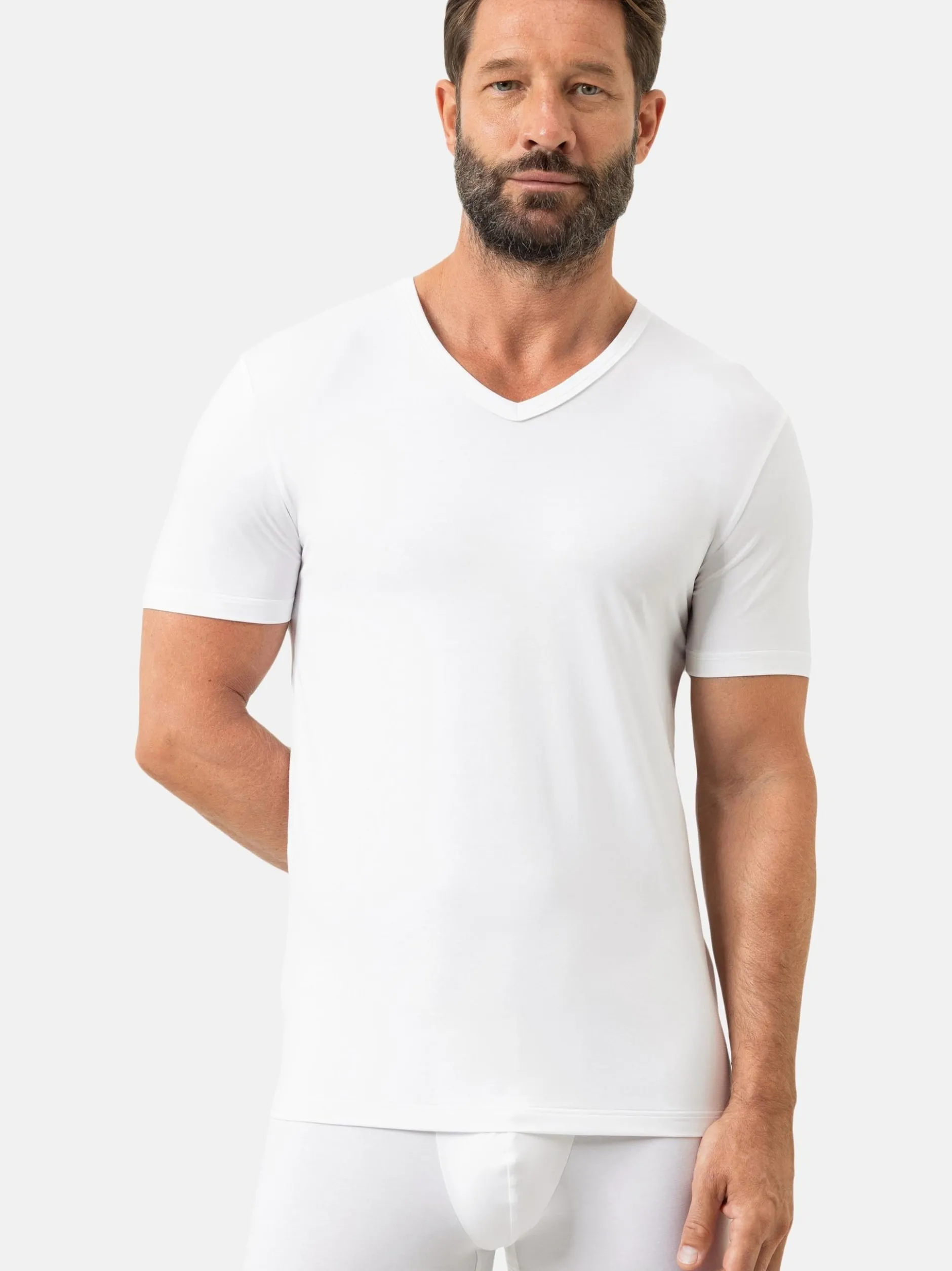 Mey Herren Unterziehshirts im 2er-Pack in mehrfarbig