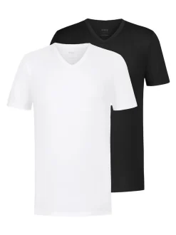 Mey Herren Unterziehshirts im 2er-Pack in mehrfarbig