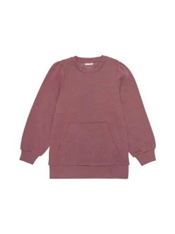 Minymo Mädchen Rundhalspullover - MISweatshirt in bordeaux