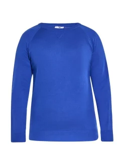 Mo Herren Pullover in blau - Ausschnitt: Rundhals