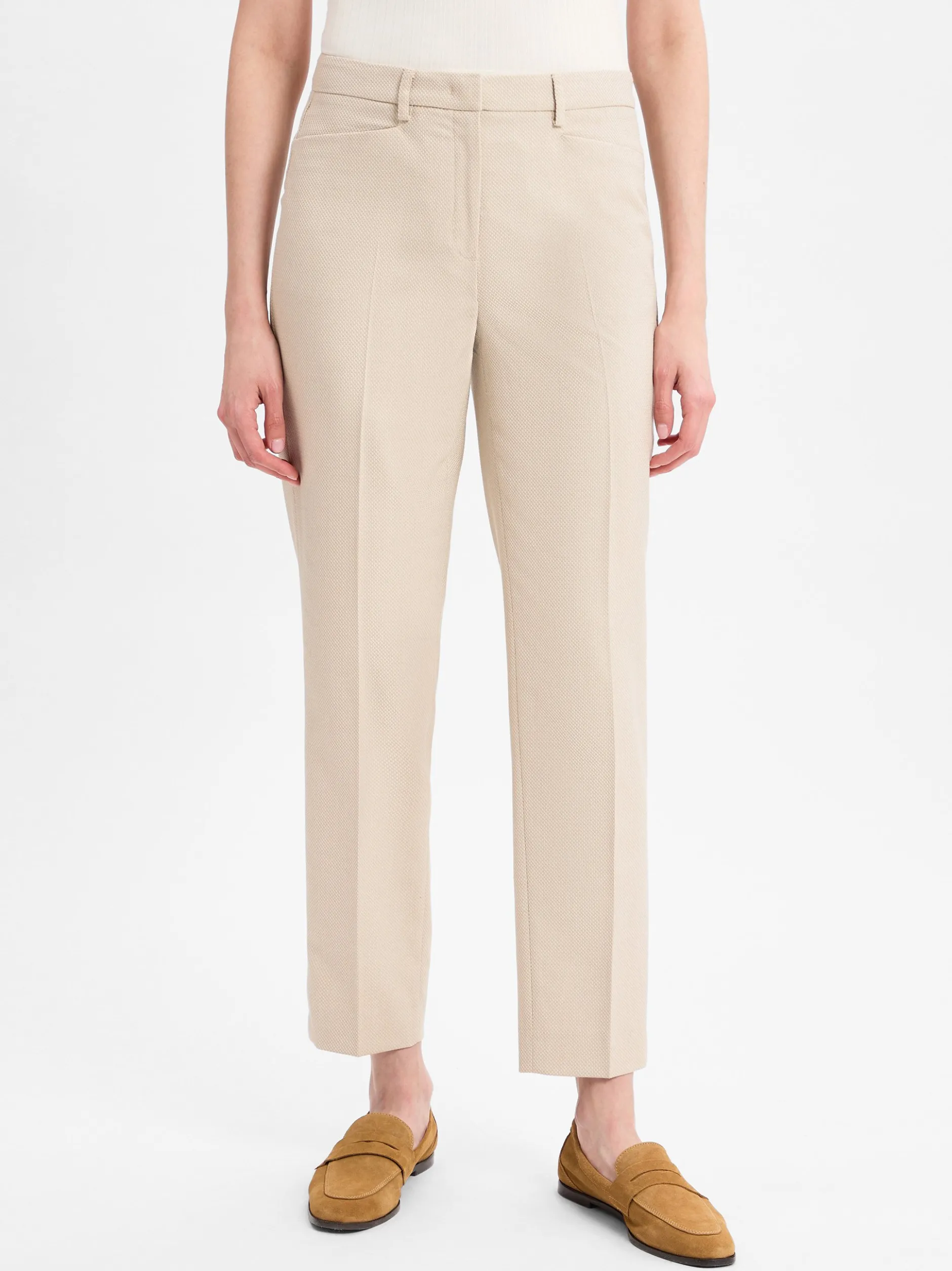 More & More Damen Businesshose in sand