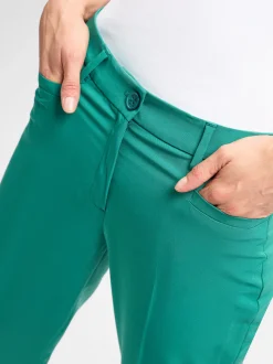More & More Damen Hosen in smaragd - Länge: lang