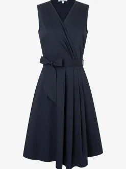 More & More Damen Kleid in marine - Ärmel: ohne Arm