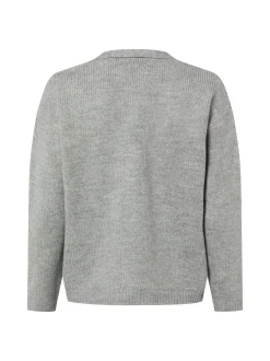 More & More Damen Strickjacke in grau - Ärmel: langarm