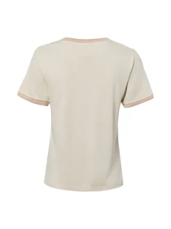 More & More Damen T-Shirt in beige - Ärmel: kurzarm