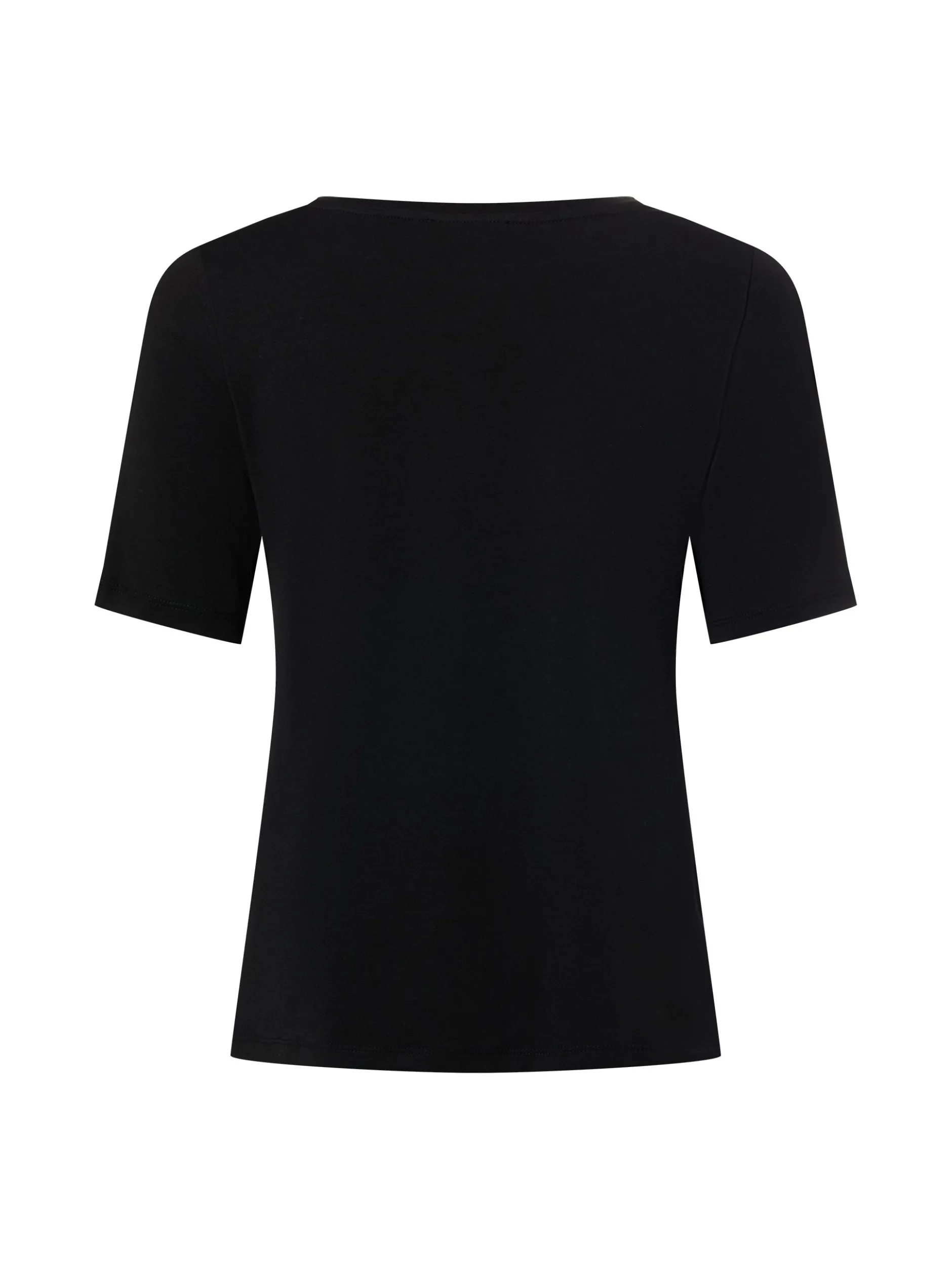 More & More Damen T-Shirt in schwarz - Ärmel: kurzarm