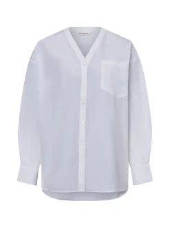Msch Copenhagen Damen Businessbluse - MSCHNadetta Zenika in weiß