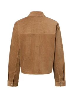 Msch Copenhagen Damen Cordbluse - MSCHArcelle in camel