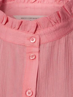 Msch Copenhagen Damen Sommerbluse - MSCHFemine in koralle