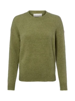 Msch Copenhagen Damen Strickpullover mit Alpakaateil - MSCHFestina Hope in oliv