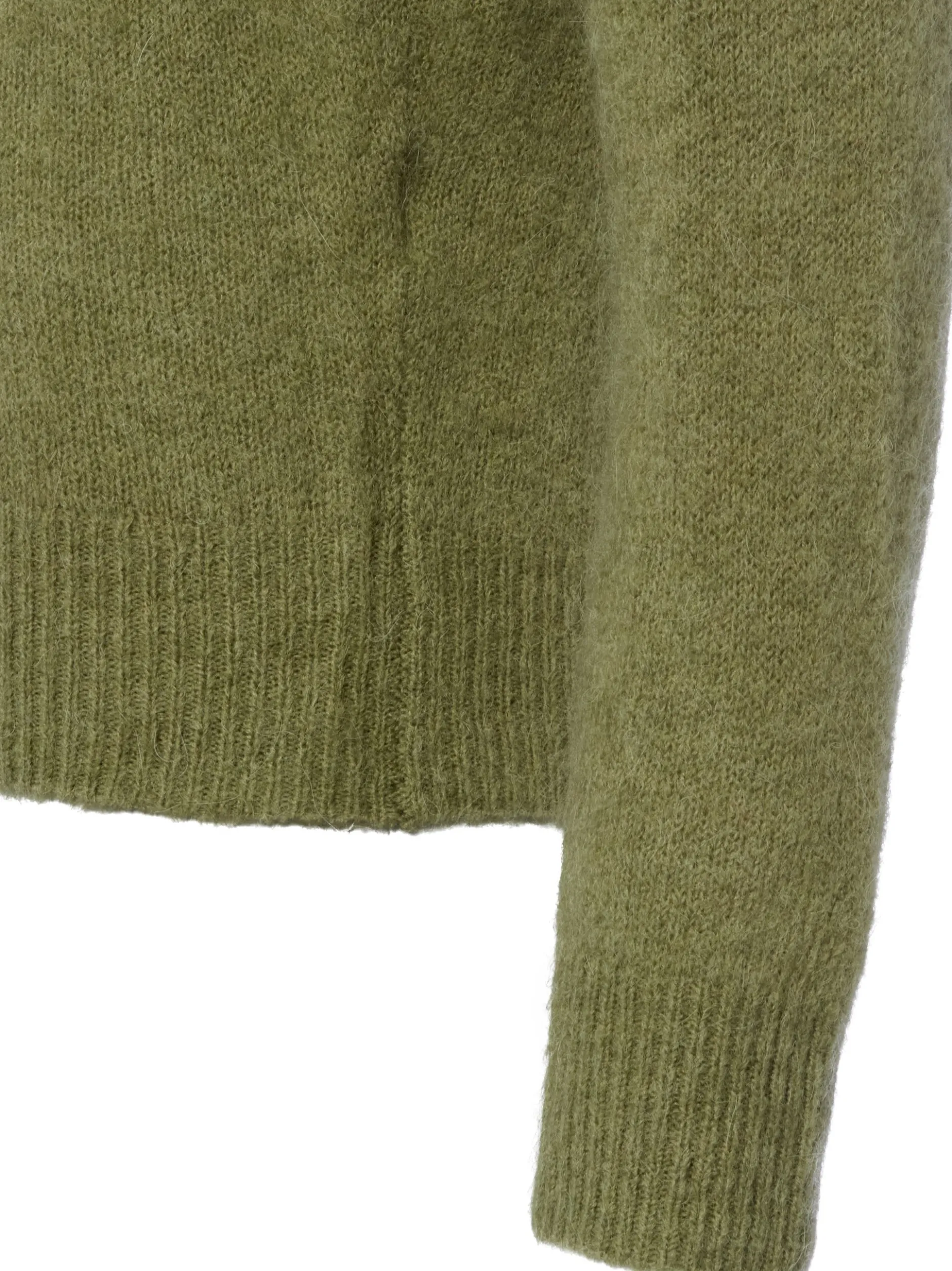 Msch Copenhagen Damen Strickpullover mit Alpakaateil - MSCHFestina Hope in oliv