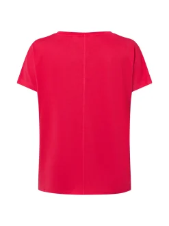Msch Copenhagen Damen T-Shirt - MSCHFenya in himbeer