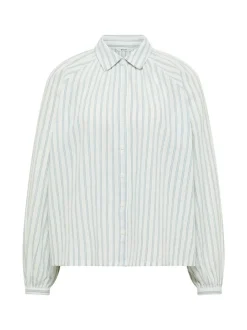 Mustang Damen Bluse in weiß - Ärmel: langarm