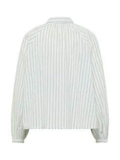 Mustang Damen Bluse in weiß - Ärmel: langarm
