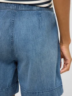 Mustang Damen Jeans Shorts in medium stone