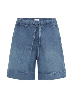 Mustang Damen Jeans Shorts in medium stone