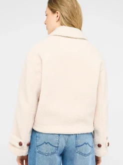 Mustang Damen Kastenjacke in ecru