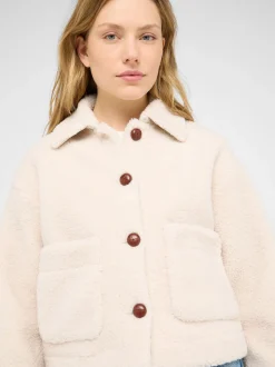 Mustang Damen Kastenjacke in ecru