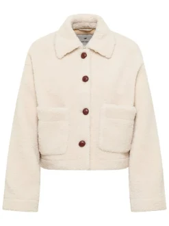 Mustang Damen Kastenjacke in ecru