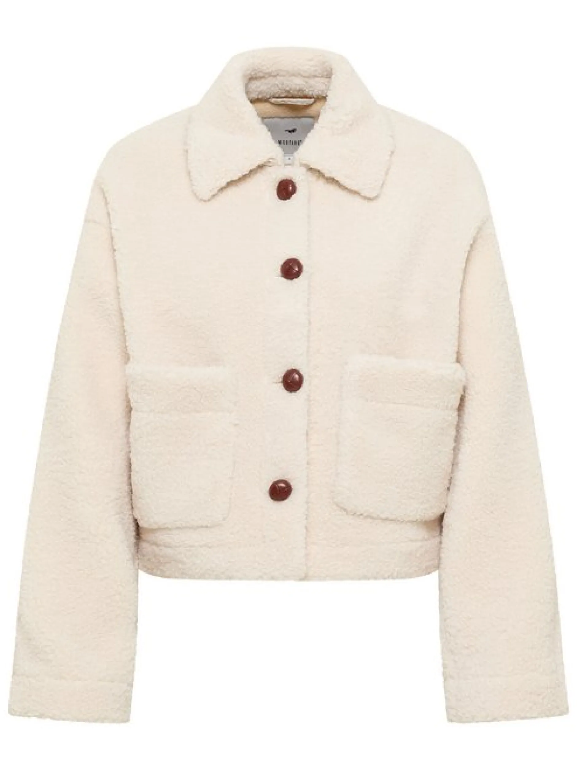 Mustang Damen Kastenjacke in ecru