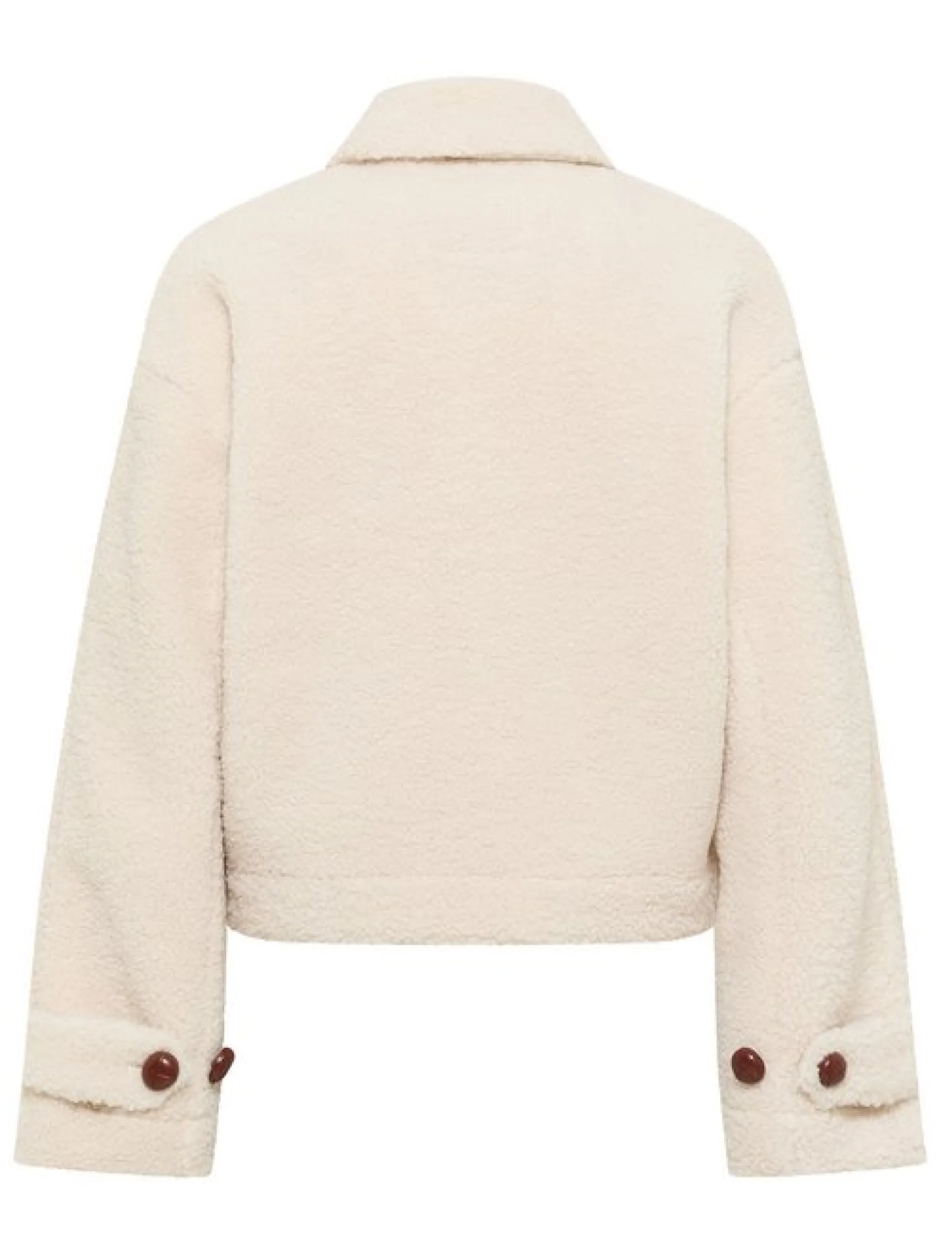Mustang Damen Kastenjacke in ecru