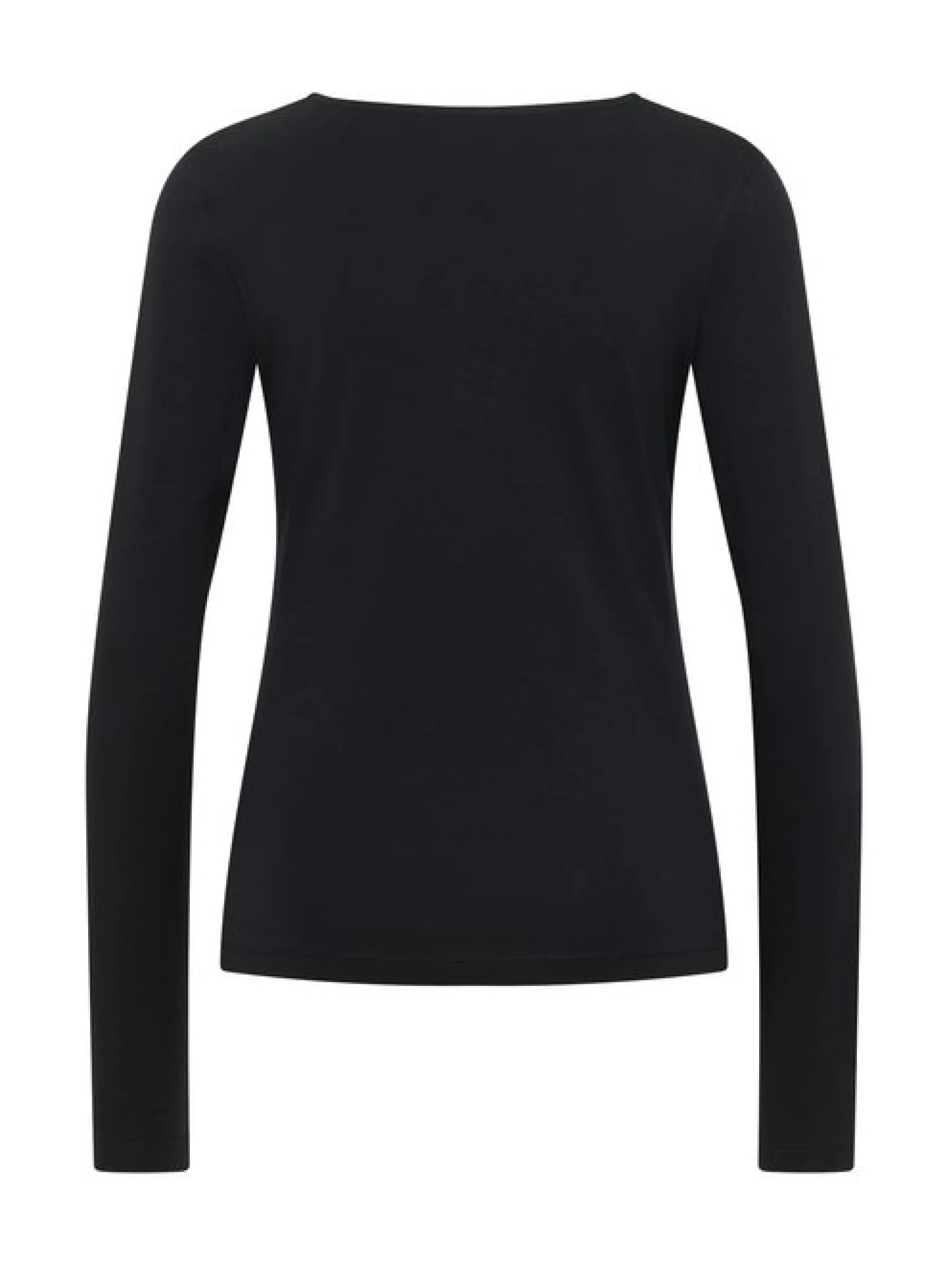 Mustang Damen Langarmshirt in schwarz - Ärmel: langarm