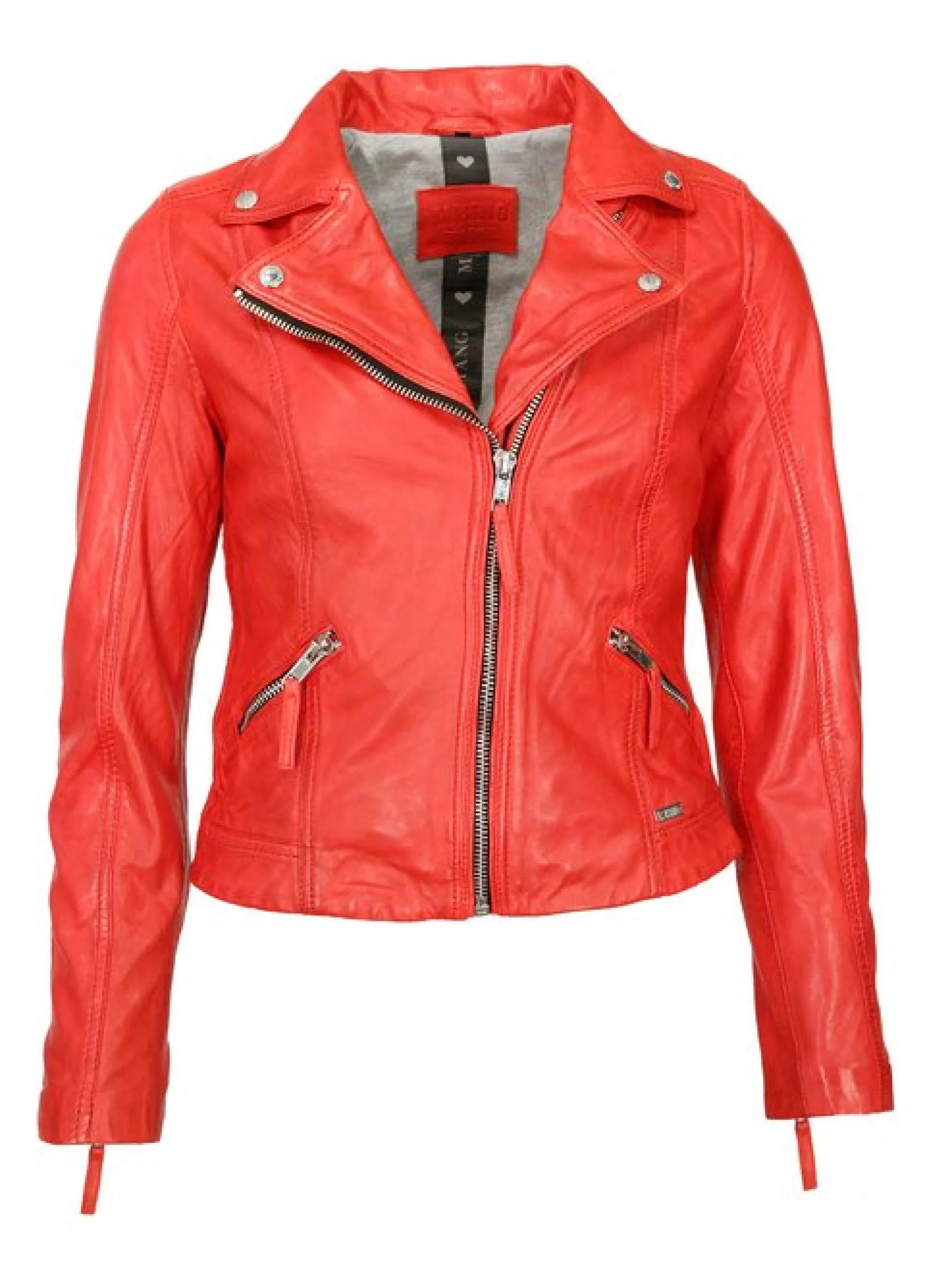 Mustang Damen Lederjacke in rot
